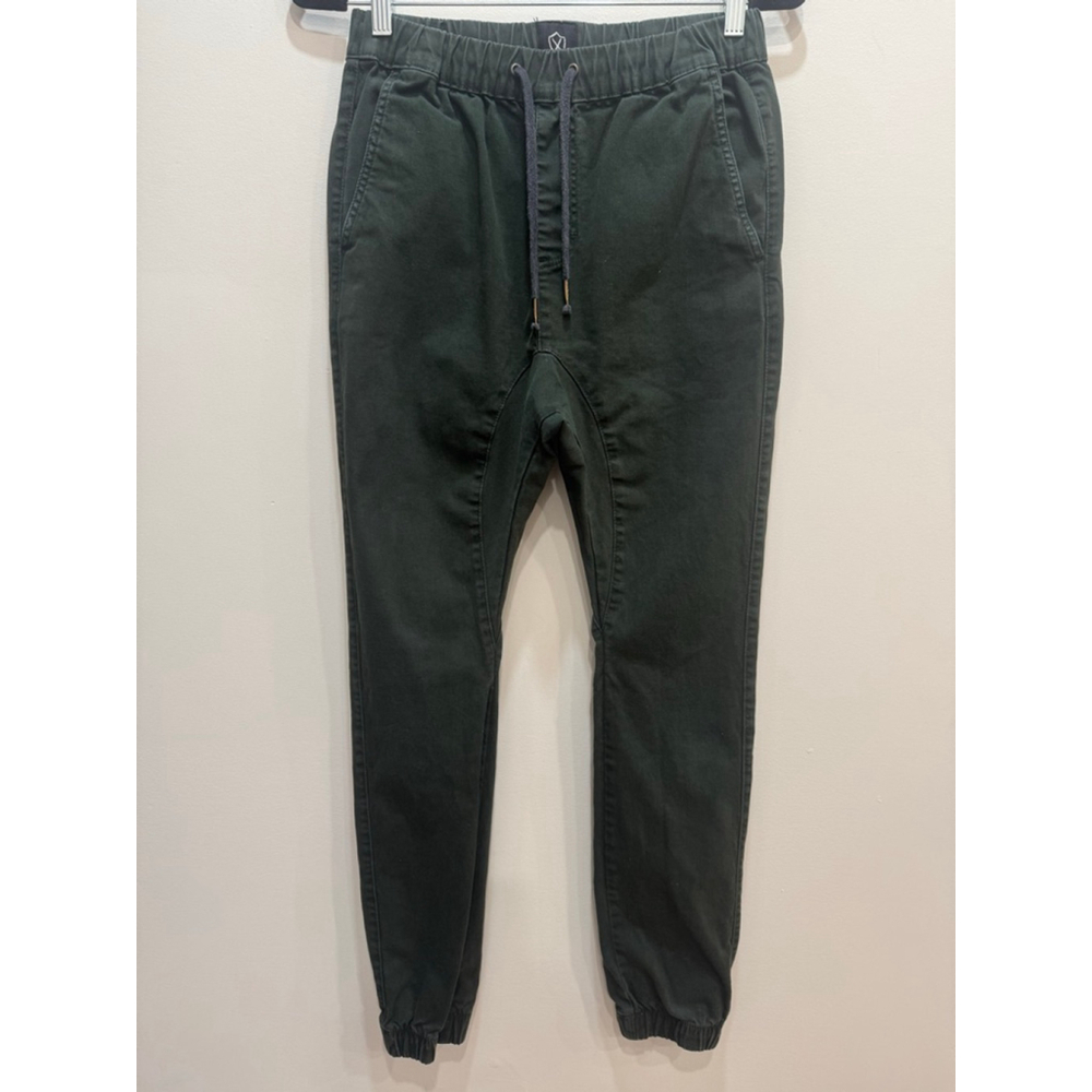 ZANEROBE Men Green Sureshot Joggers Waist 30 Pants Grunge Skater